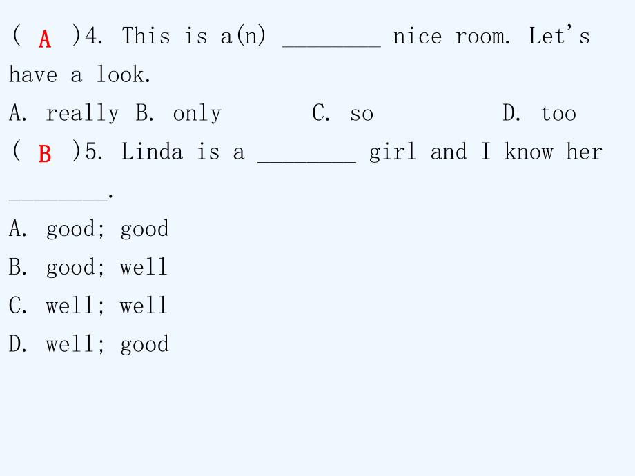 2017-2018七年级英语上册 unit 6 do you like bananas section b（1a-2c）课后作业 （新）人教新目标_第4页