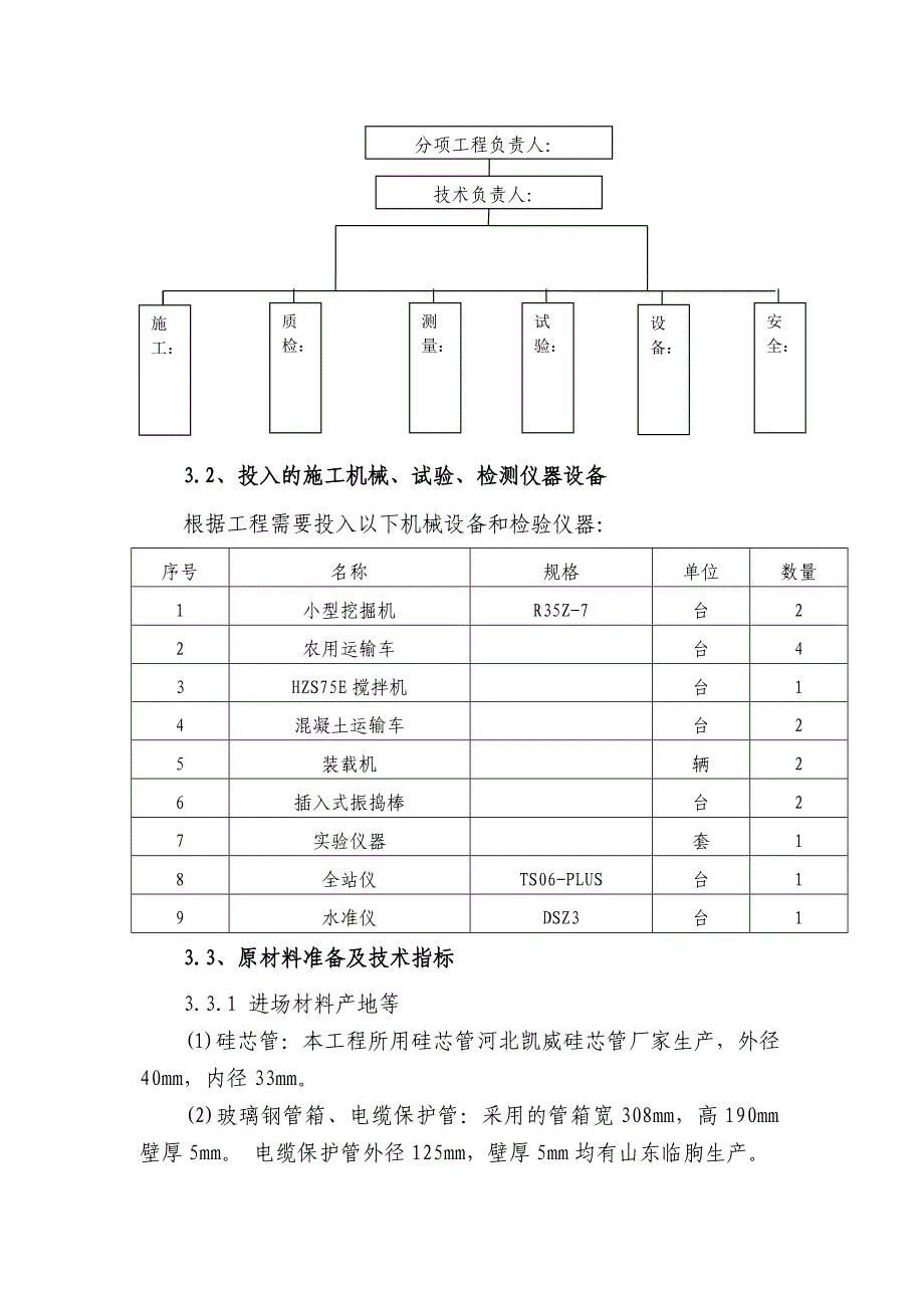 高速公路硅芯管分项施工实施方案_第4页