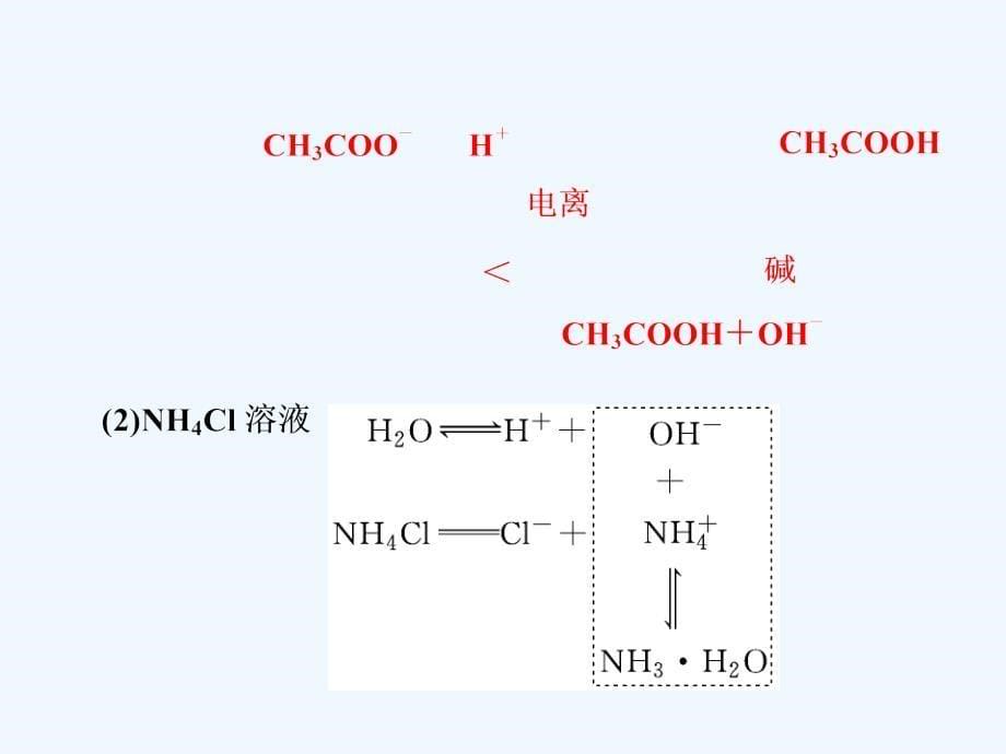 2017-2018高中化学 第三章 水溶液中的离子平衡 第三节 盐类的水解（第1课时）盐类水解的原理 新人教选修4_第5页