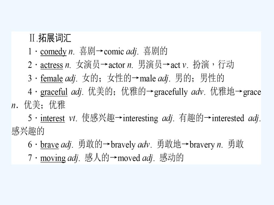 2017秋高中英语module6filmsandtvprogrammessectionⅰintroductionreadingandvocabulary外研必修2_第3页