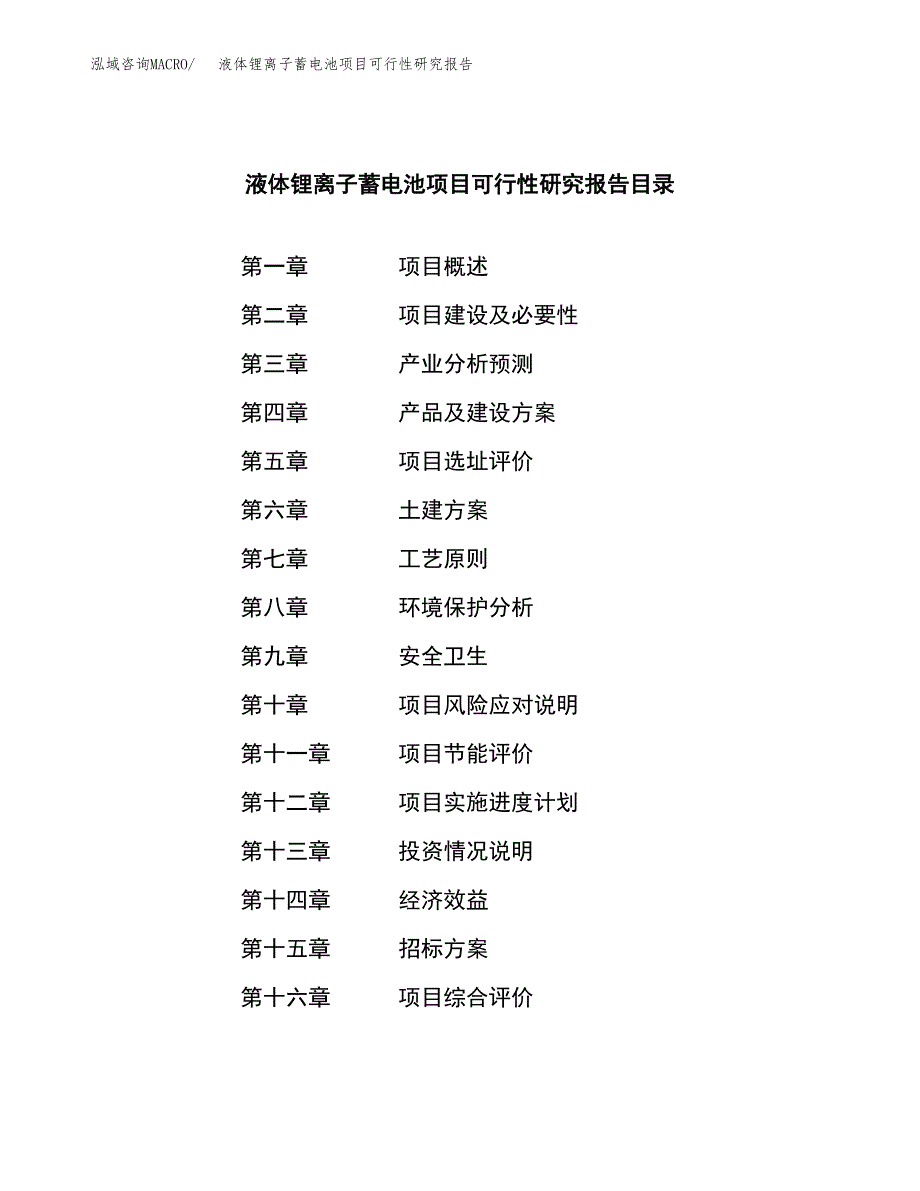 液体锂离子蓄电池项目可行性研究报告（总投资10000万元）（37亩）_第2页