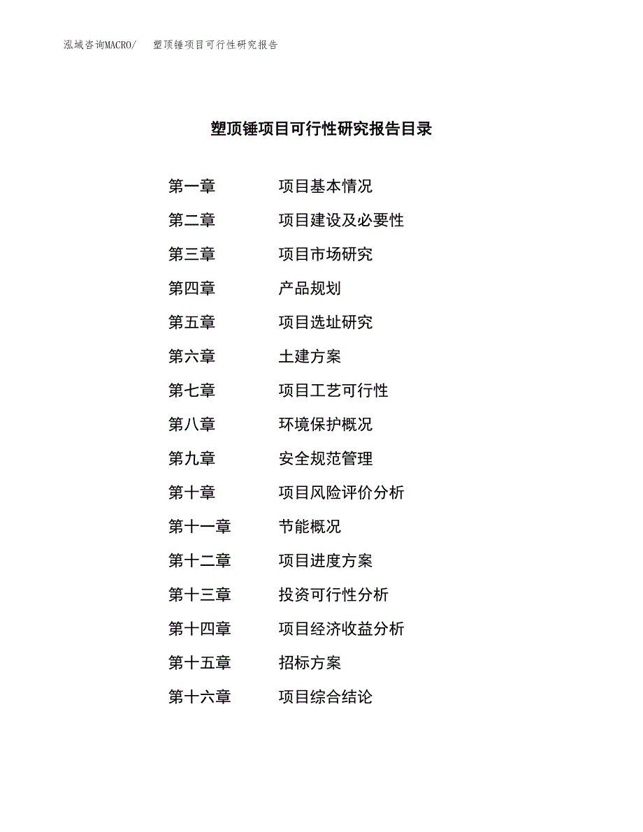 塑顶锤项目可行性研究报告（总投资21000万元）（81亩）_第2页