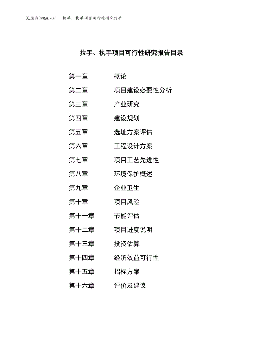 拉手、执手项目可行性研究报告（总投资4000万元）（18亩）_第2页