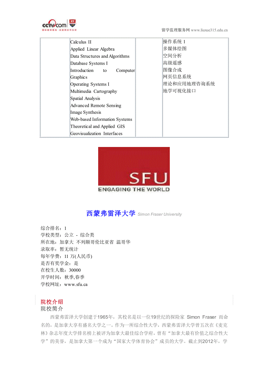 西蒙弗雷泽大学地理信息科学本科录取_第2页