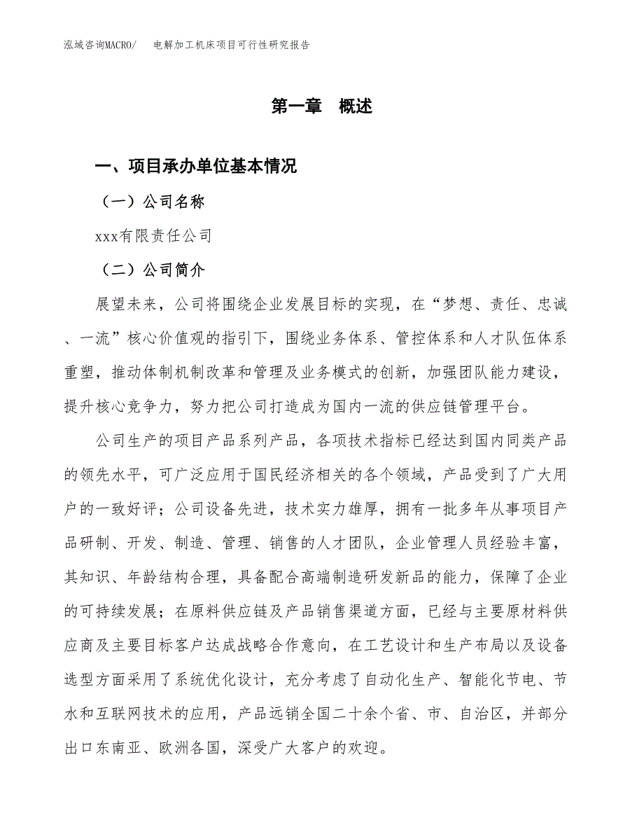 电解加工机床项目可行性研究报告（总投资18000万元）（80亩）_第3页