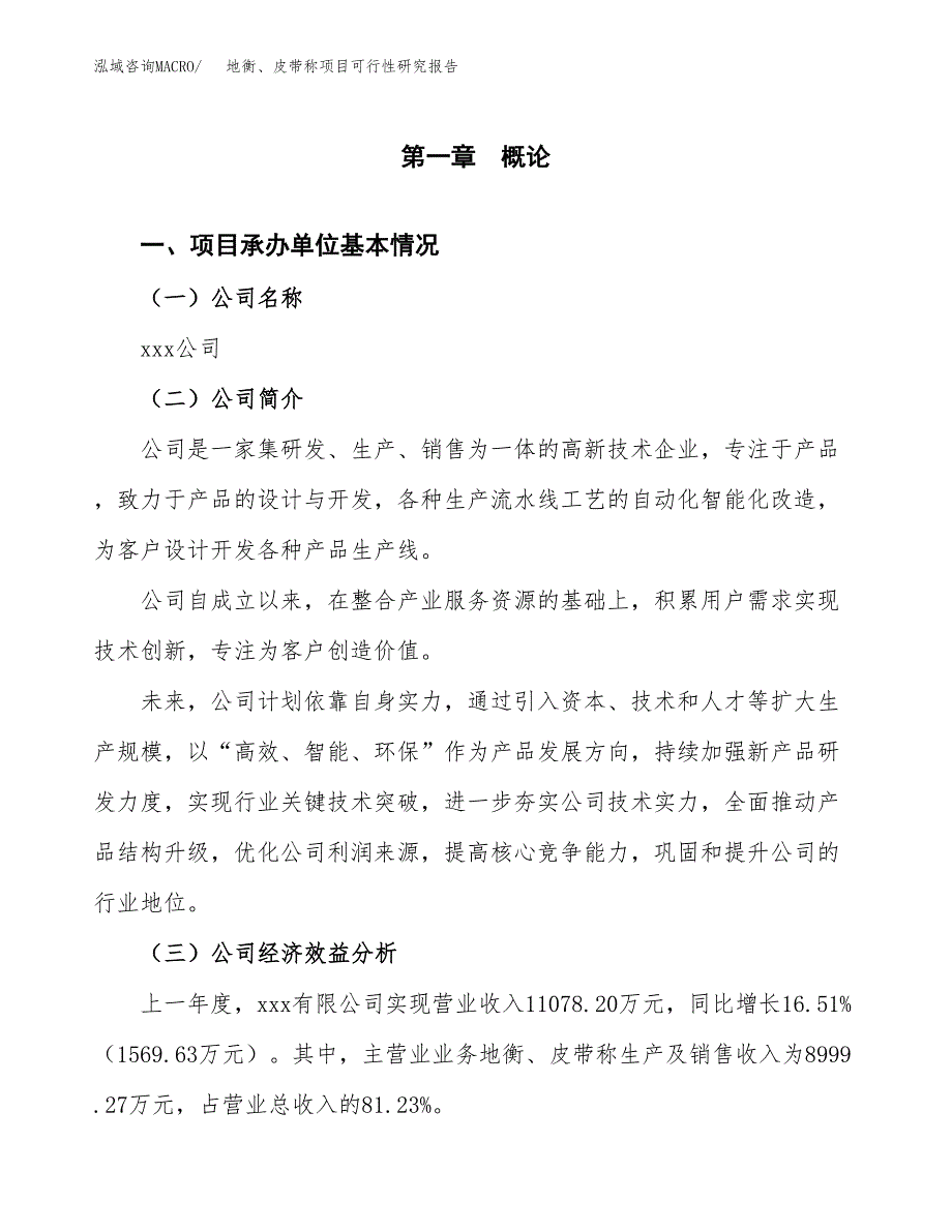 地衡、皮带称项目可行性研究报告（总投资7000万元）（30亩）_第3页