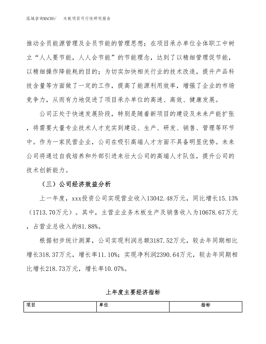 木板项目可行性研究报告（总投资9000万元）（39亩）_第4页