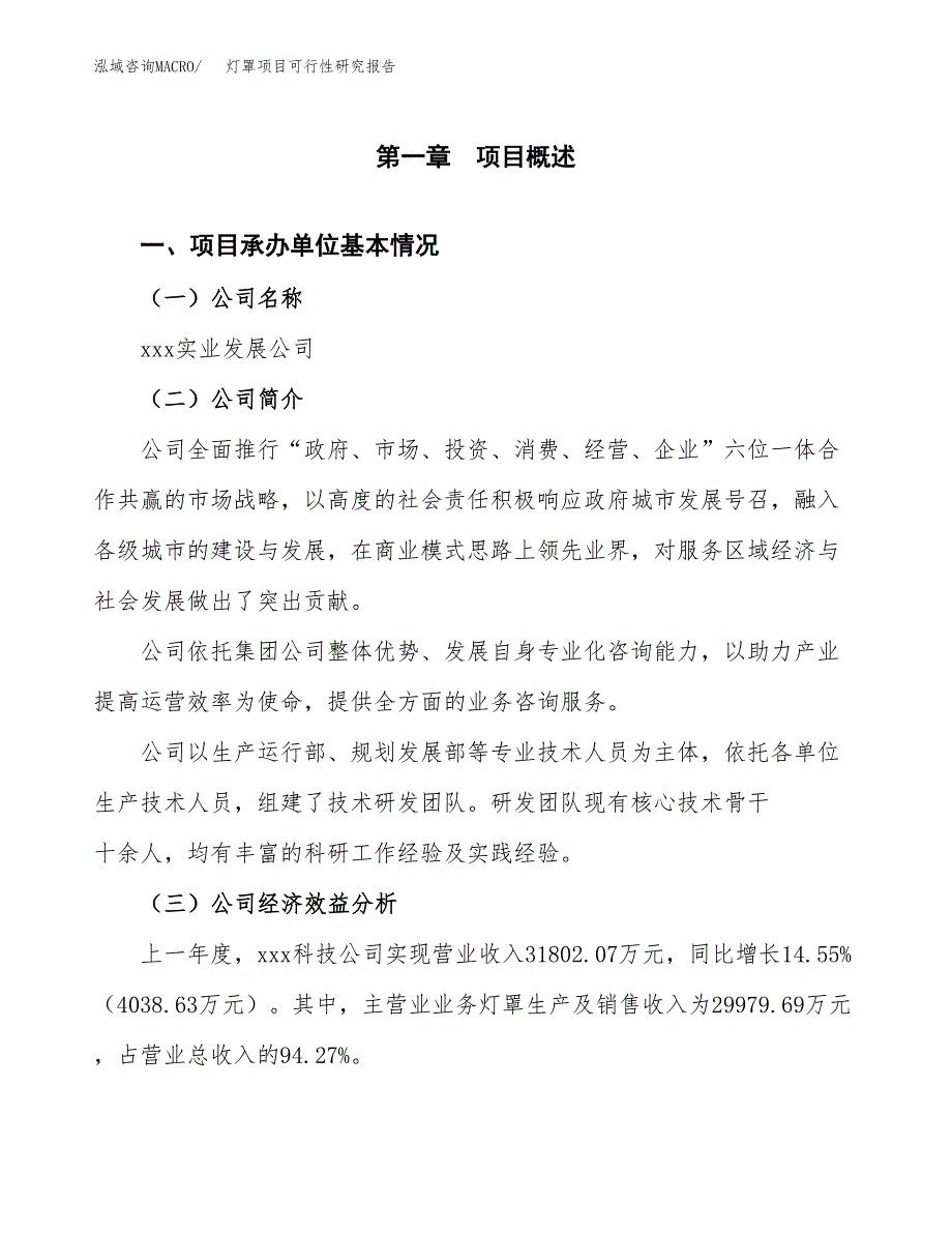 灯罩项目可行性研究报告（总投资20000万元）（75亩）_第3页