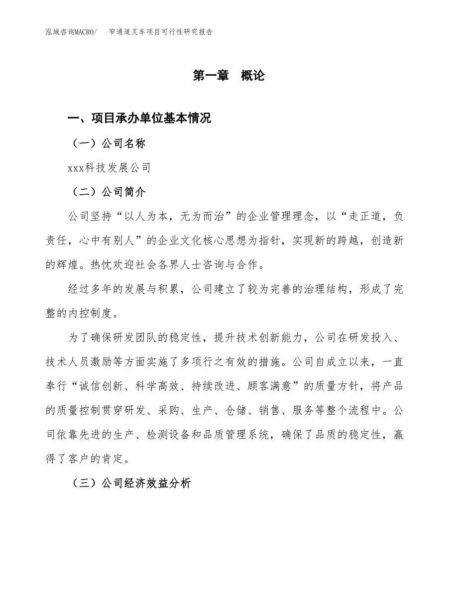 窄通道叉车项目可行性研究报告（总投资13000万元）（64亩）_第3页