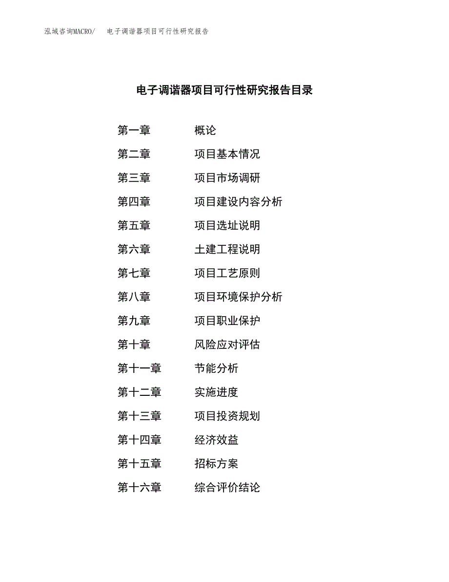 电子调谐器项目可行性研究报告（总投资12000万元）（63亩）_第2页