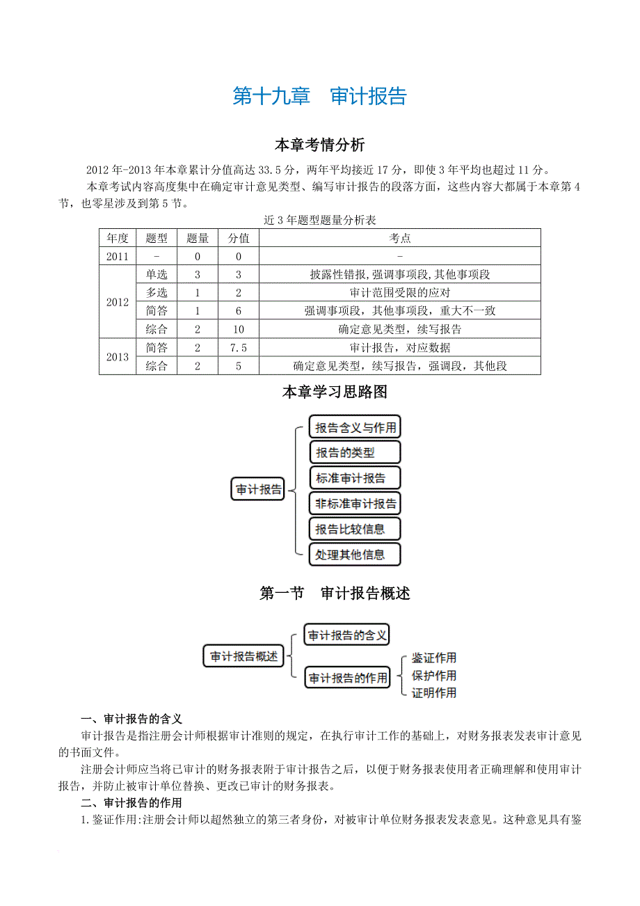 注册会计师《审计》第十二章 货币资金的审计_第1页