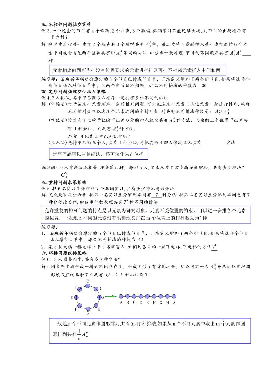 高中数学排列组合解法大全_第2页