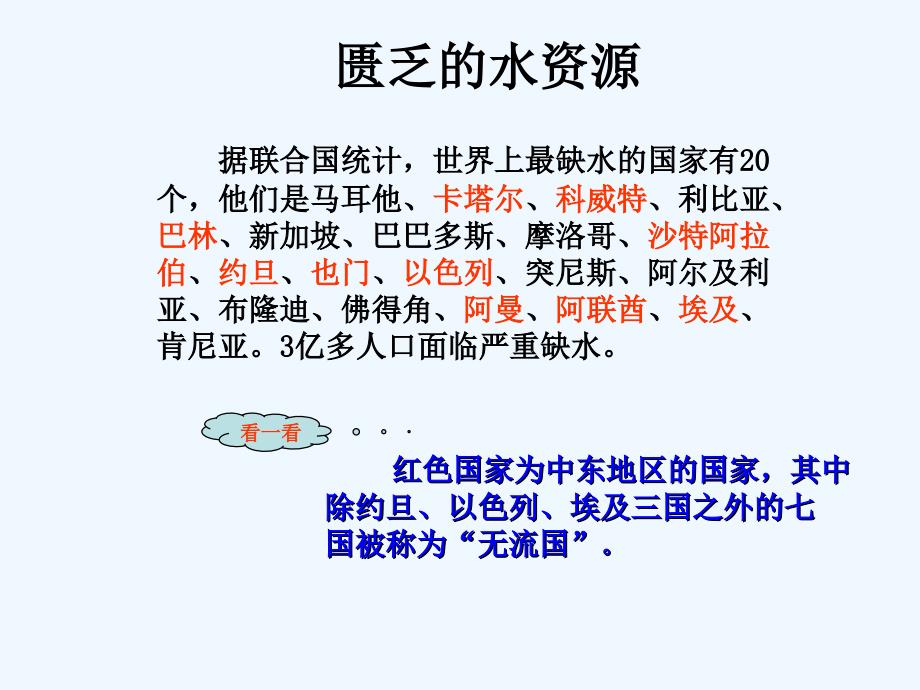 （教育精品）水资源匮乏的原因及对策_第1页