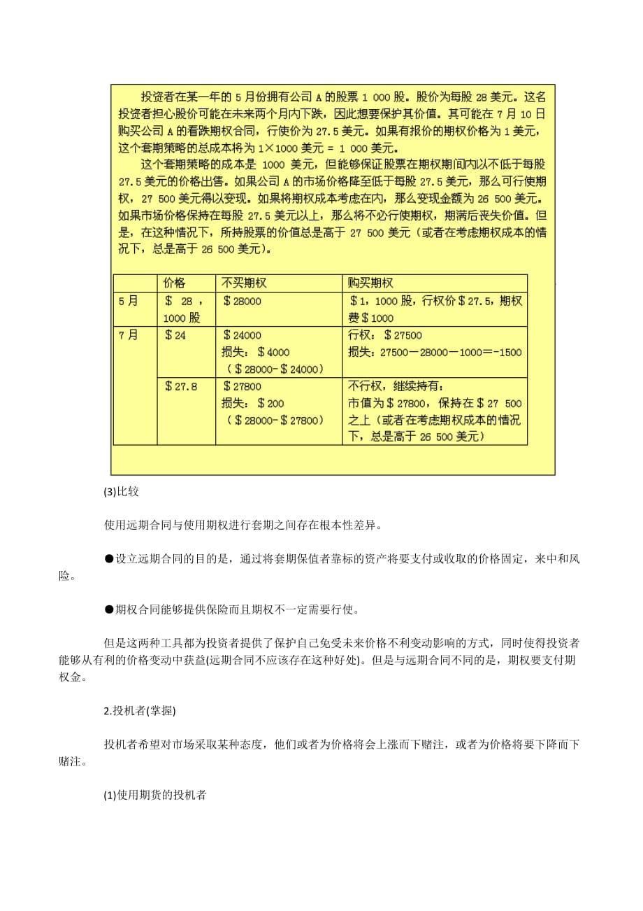 注会教材精讲-与财务风险及衍生金融工具相关的简单计算_第4页