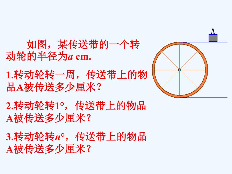 （教育精品）导入_弧长和扇形面积_第1页