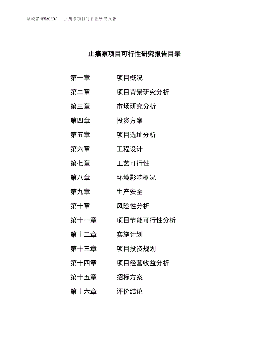 止痛泵项目可行性研究报告（总投资16000万元）（63亩）_第2页