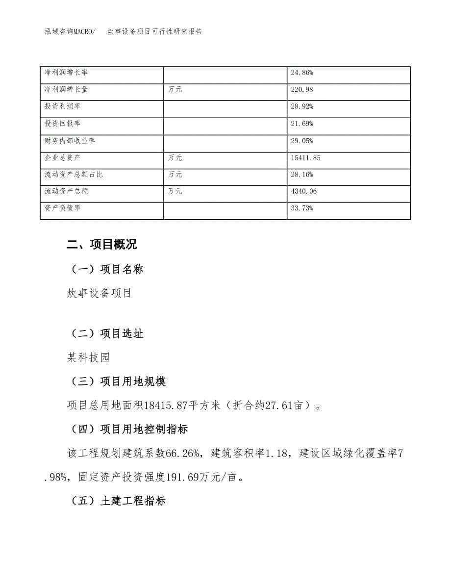 炊事设备项目可行性研究报告（总投资6000万元）（28亩）_第5页