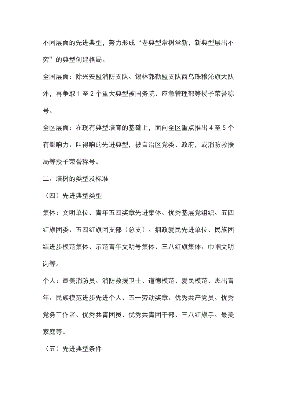 全区消防救援队伍先进典型培树三年规划_第4页