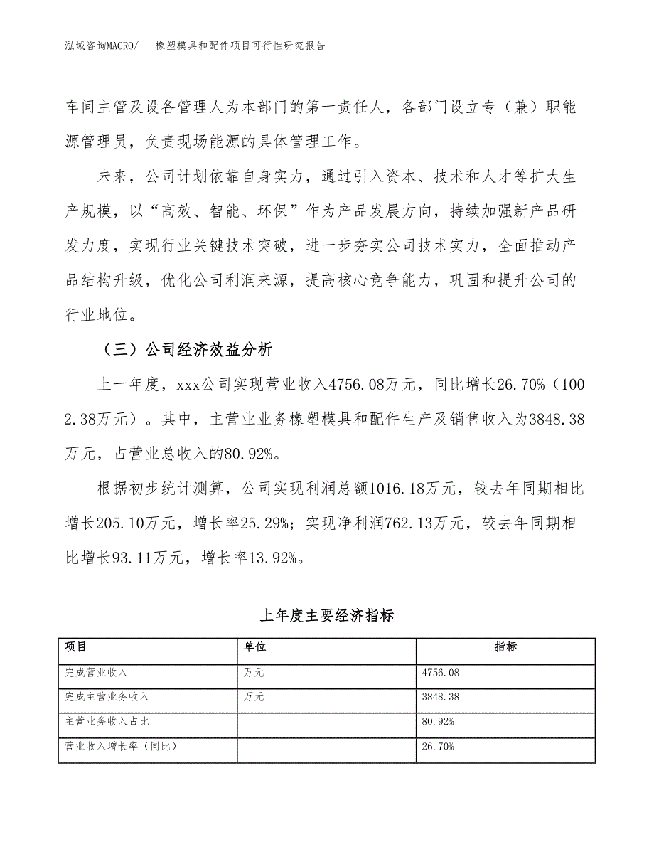 橡塑模具和配件项目可行性研究报告（总投资3000万元）（12亩）_第4页