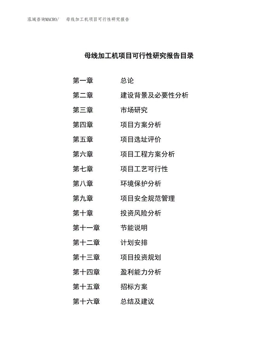 母线加工机项目可行性研究报告（总投资17000万元）（82亩）_第2页