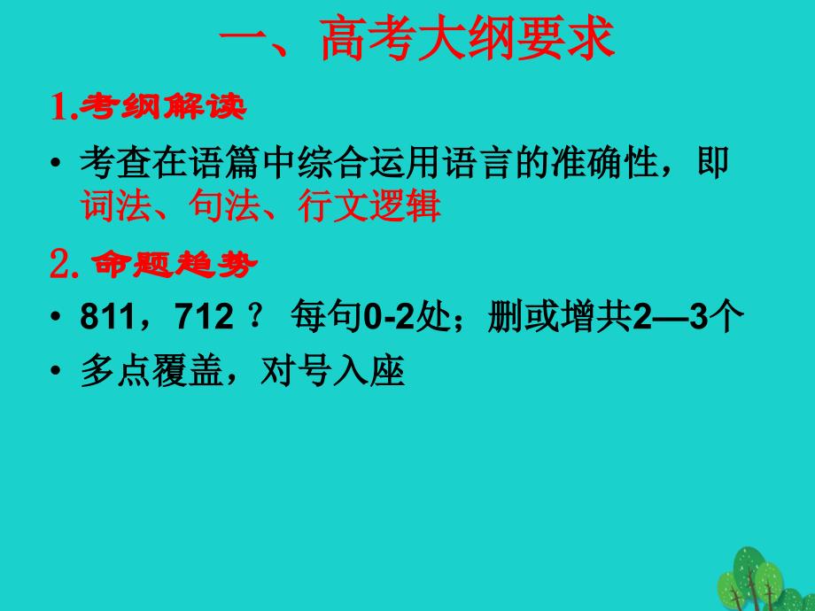 高三英语一轮复习短文改错之词法错误解读课件_第3页