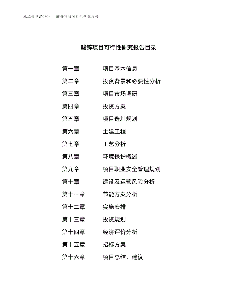 酸锌项目可行性研究报告（总投资12000万元）（53亩）_第2页