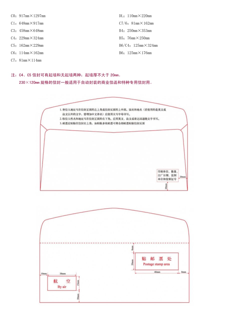 标准信封设计 常识_第3页