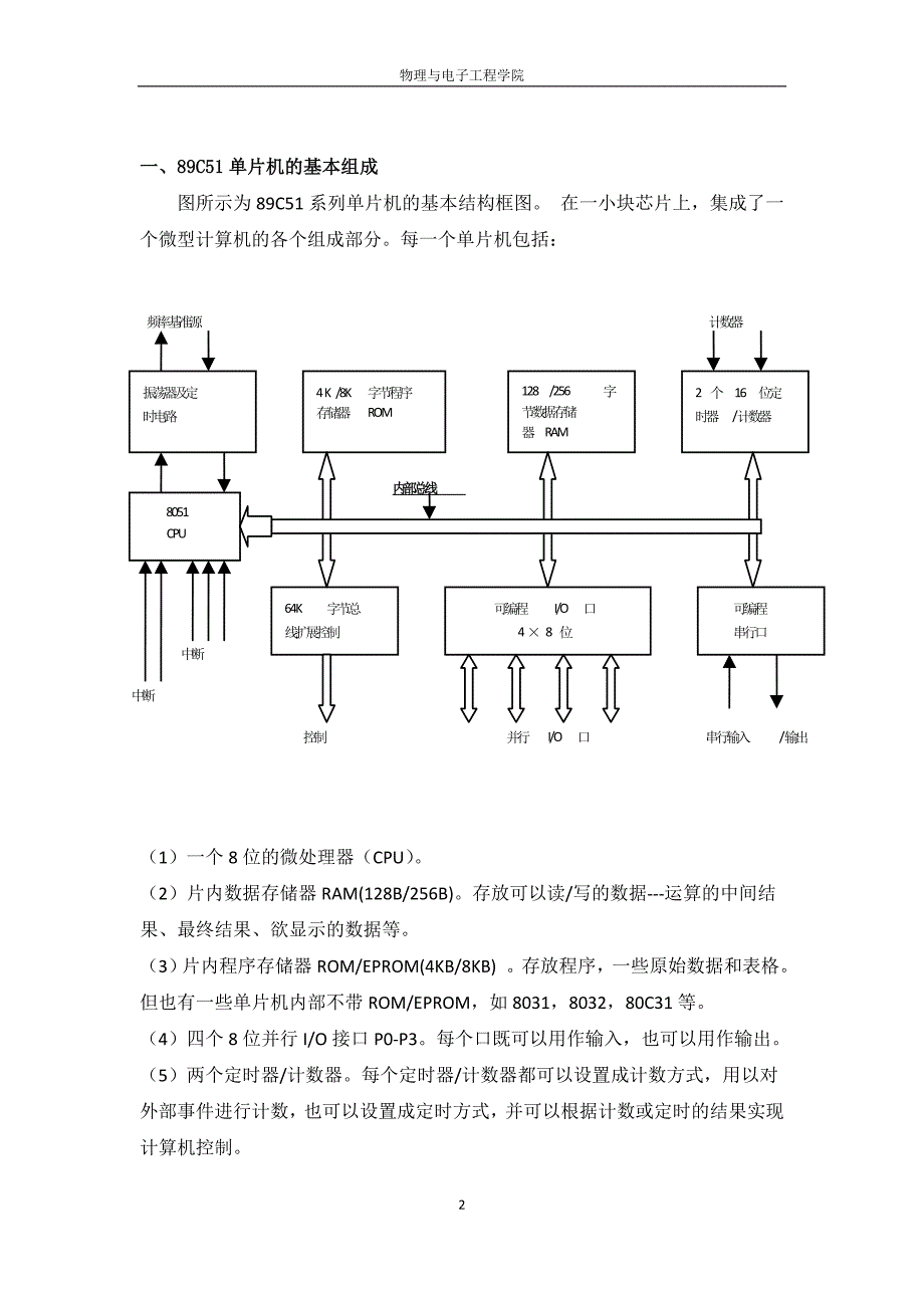 基于89C51的单片机开发_第2页