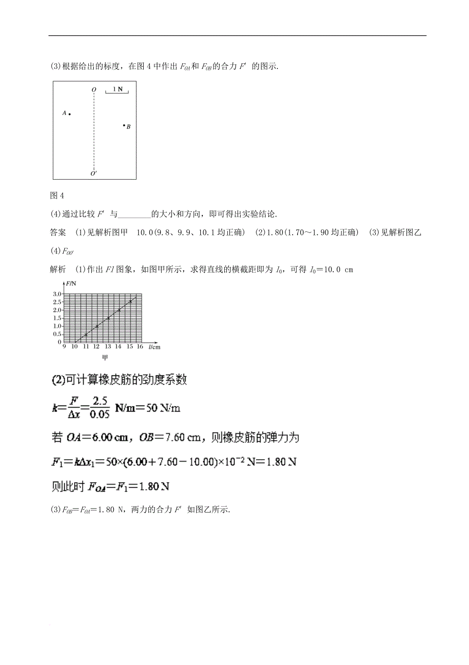 2018年高考物理二轮复习专题14 力学实验押题专练_第2页