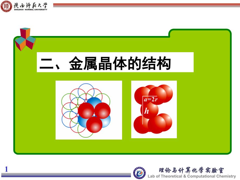 金属晶体的结构（奥赛）_第1页