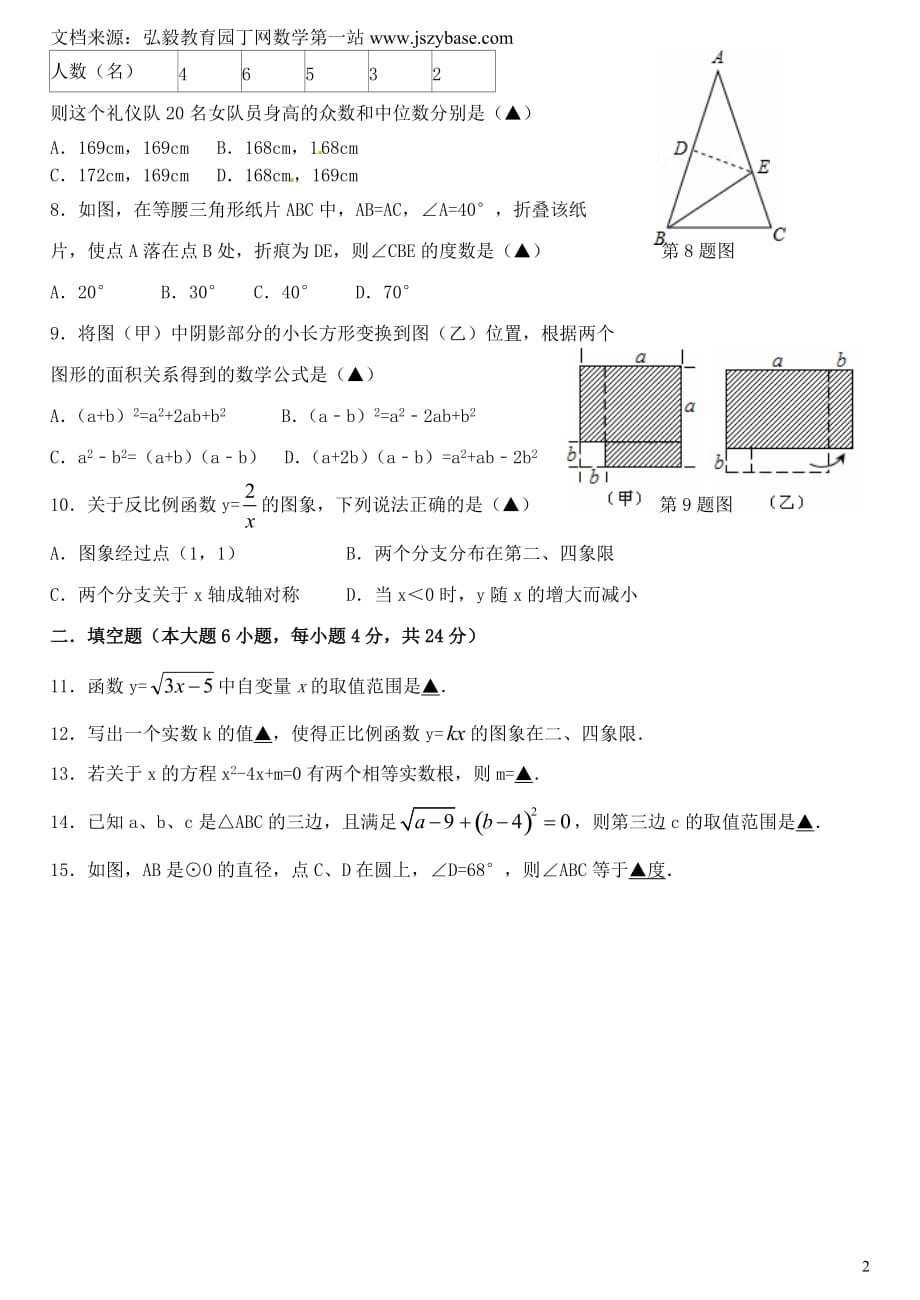 广东省深圳市2016届高三第一次调研考试(2月)文综历史试题 Word版含答案_第2页