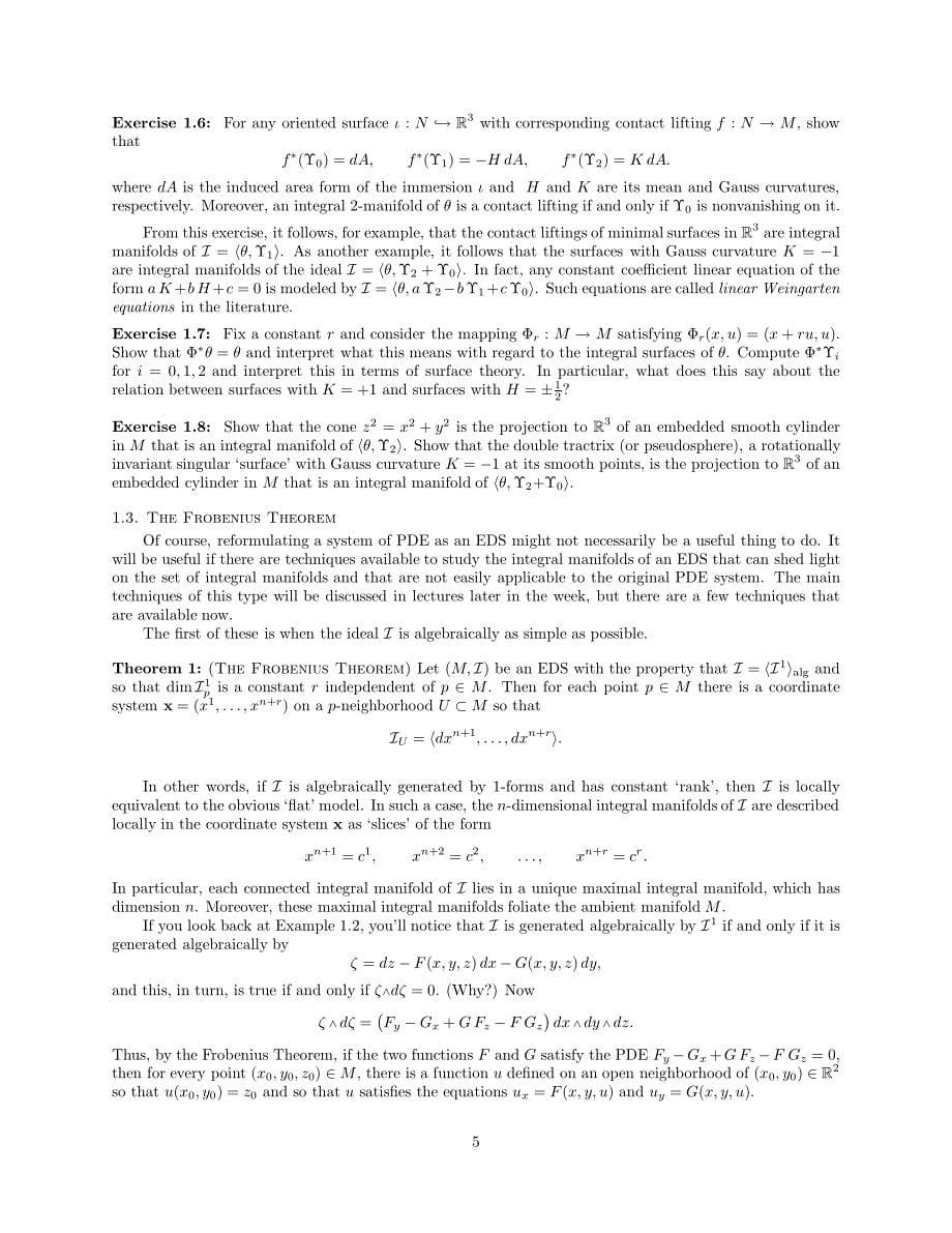 偏微分方程中的外微分法 Nine Lectures MSRI_Lectures_第5页