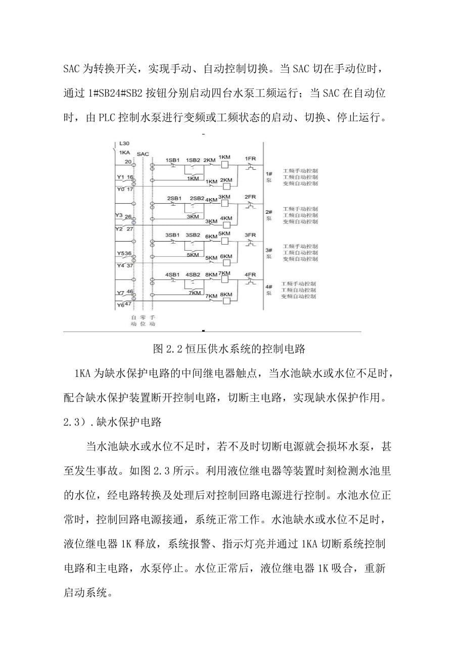 基于PLC的变频调速恒压供水系统的应用_第4页