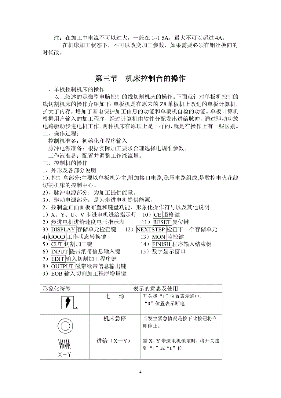 线切割加工实训指导(重点)_第4页