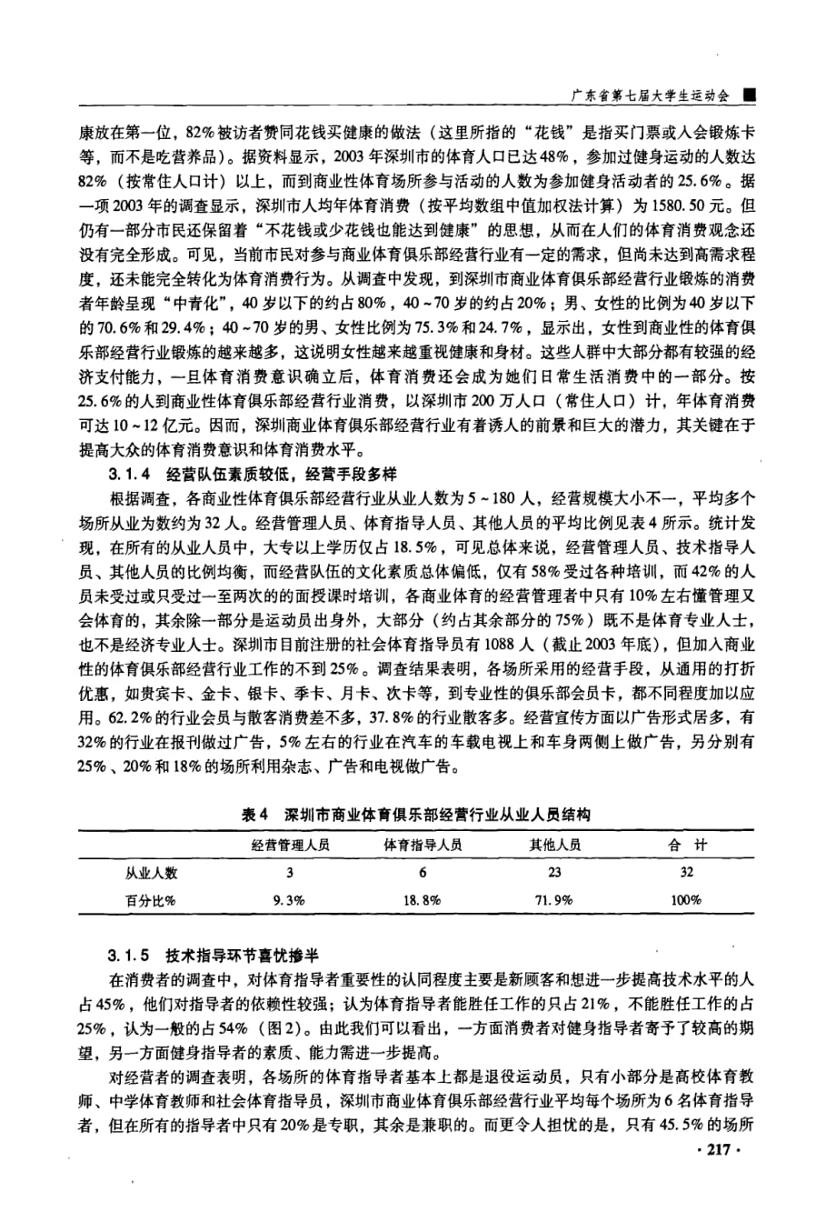 深圳市商业体育俱乐部经营现状研究_第3页