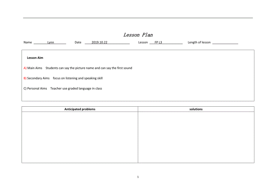 自然拼读教研成果 Lesson Plan L3 Fantastic Phonics 10.22_第1页