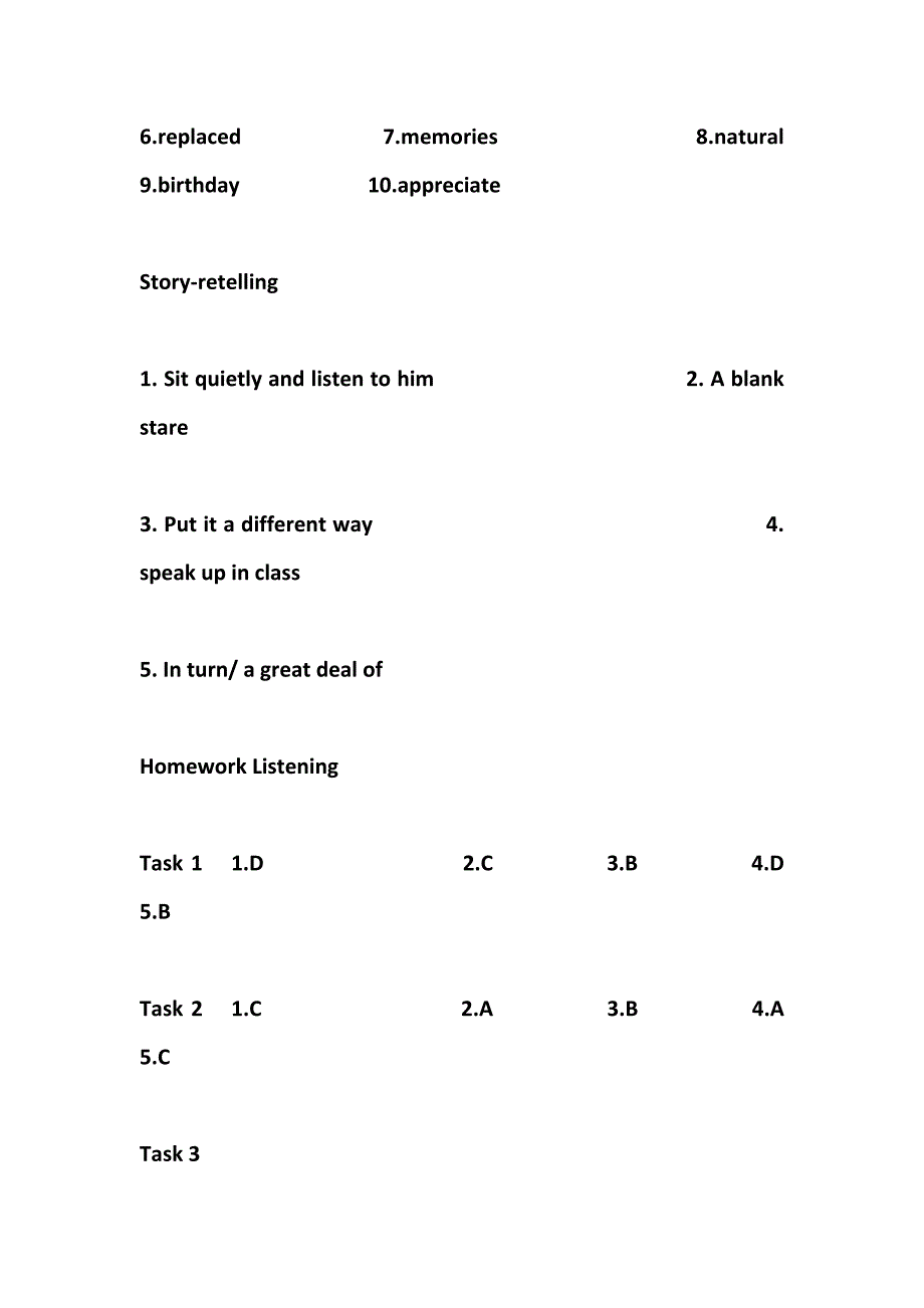 新视野大学英语(第二版)第二册听说答案new_第2页