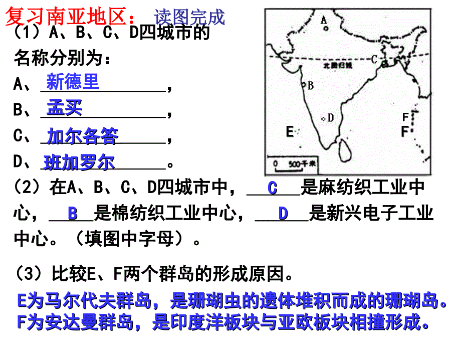 高考第一轮复习：世界地理5-中亚._第1页