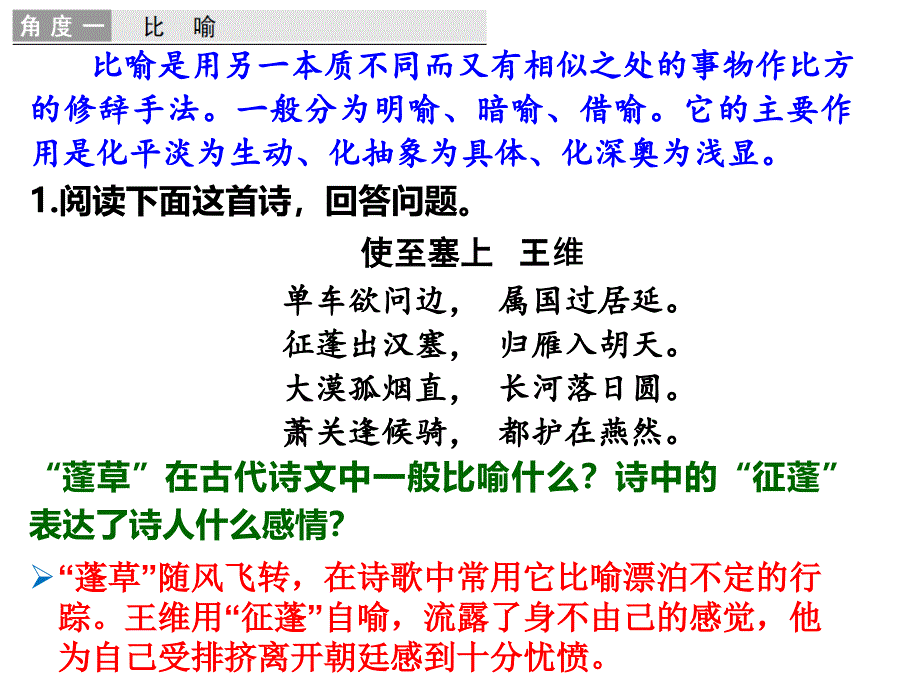 届高三诗歌鉴赏之修辞手法_第3页