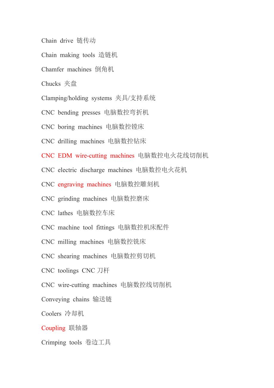 机床行业常用英文对照讲解_第2页