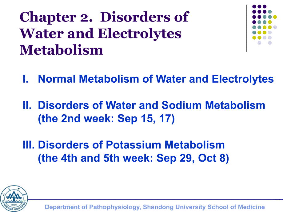 病理生理学课件 复习资料 英文 Normal Metabolism of Water and Electrolytes_第2页