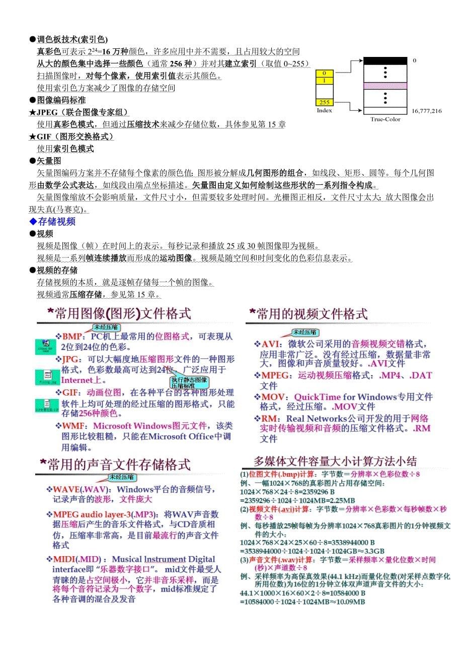 计算机复习要点和难点讲解_第5页