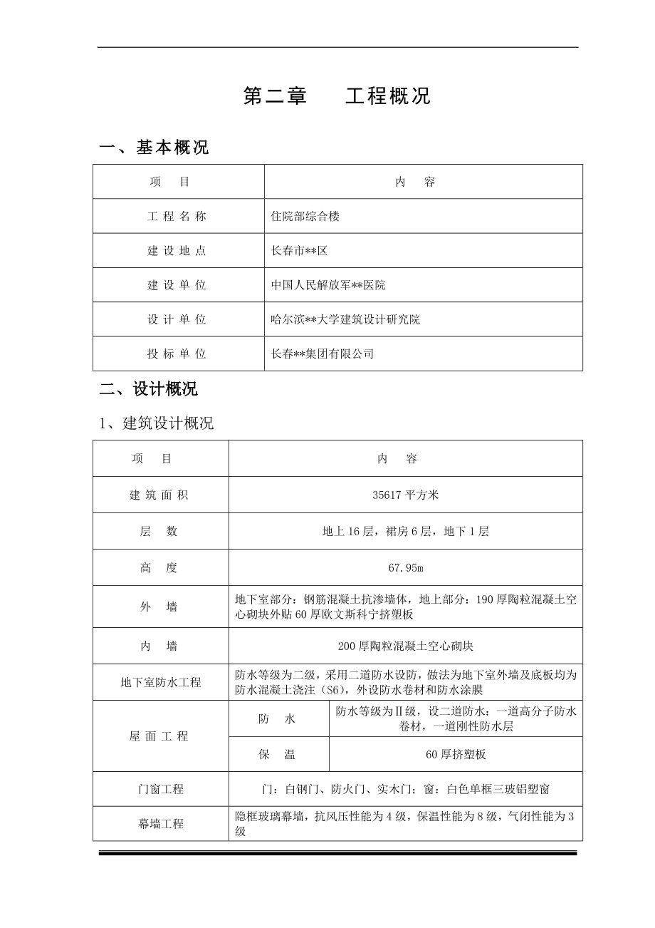 住院部建筑施工组织设计资料_第4页