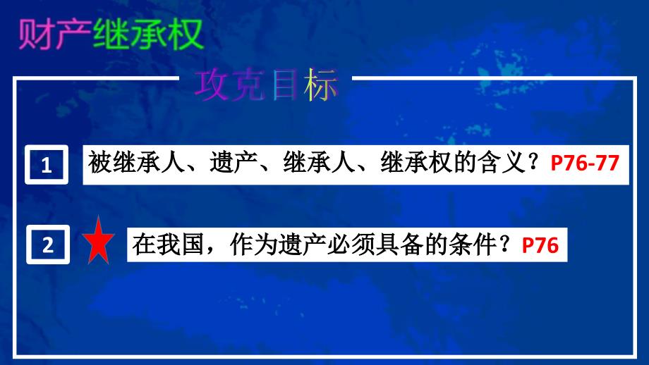 人教版八年级政治下册 7.2财产留给谁 课件 (共32张PPT)._第3页