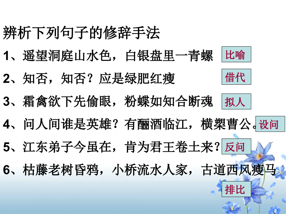 诗歌鉴赏手法._第2页