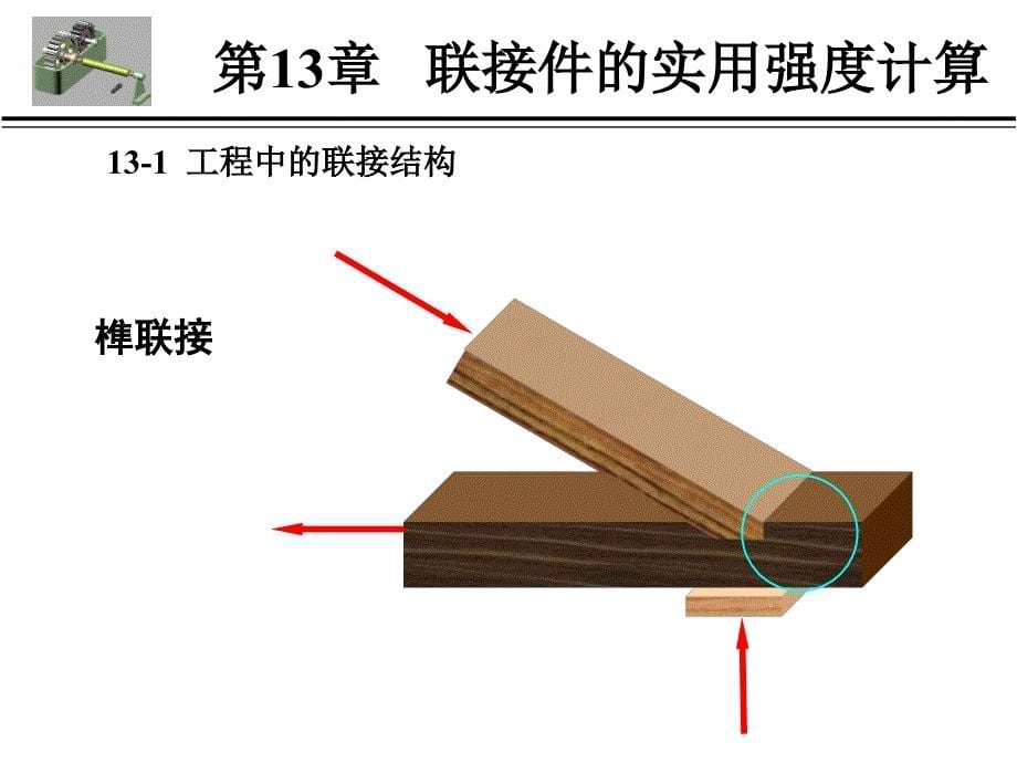 哈工大材料力学(十三联接件强度的实用计算)_第5页