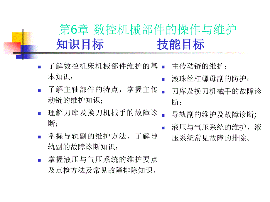 数控机械部件的操作与维护综述_第1页