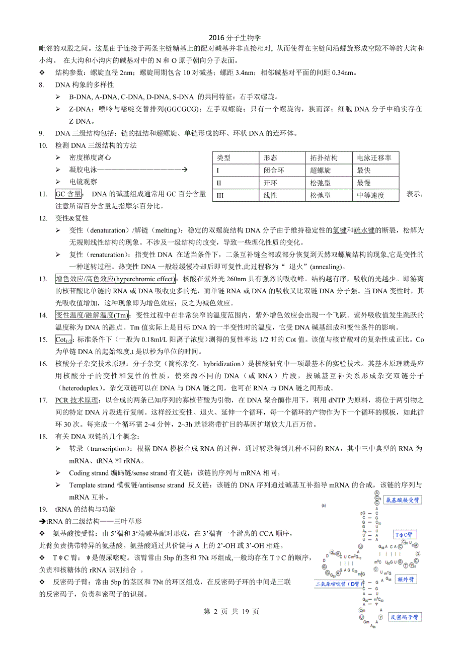 中国海洋大学分子生物学_复习._第2页