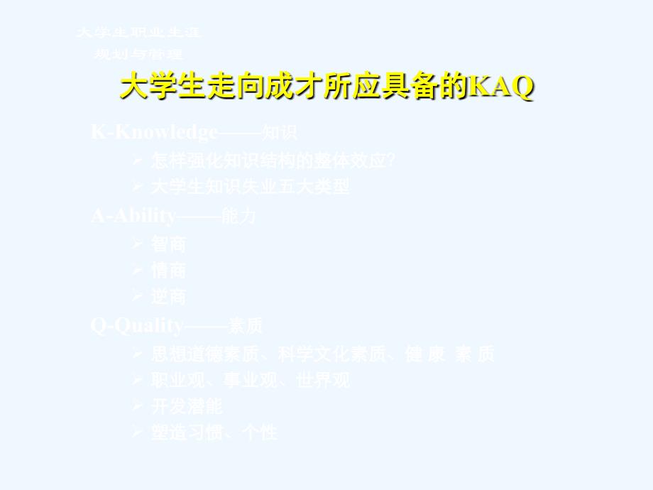 大学生职业生涯规划与管理职业生涯拓展讲义_第4页