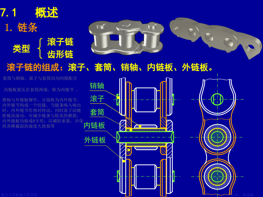 重庆大学机械设计课件—第7章 链传动综述_第2页
